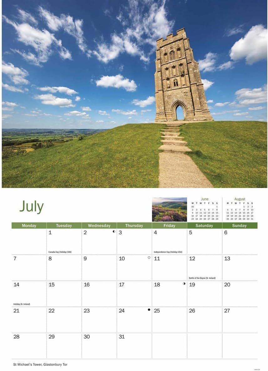 Somerset A4 Calendar 2025 (PFP)