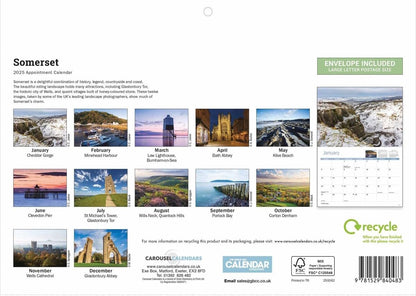 Somerset A4 Calendar 2025 (PFP)