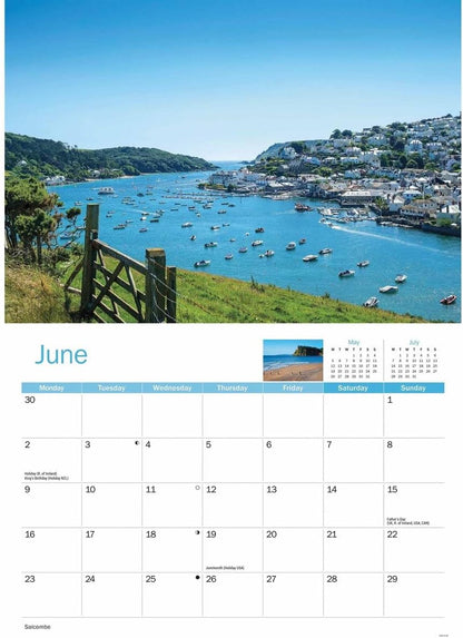 South Devon Coast A4 Calendar 2025 (PFP)