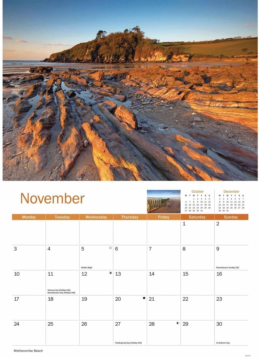 South Devon Coast A4 Calendar 2025 (PFP)
