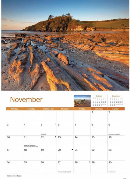 South Devon Coast A4 Calendar 2025 (PFP)