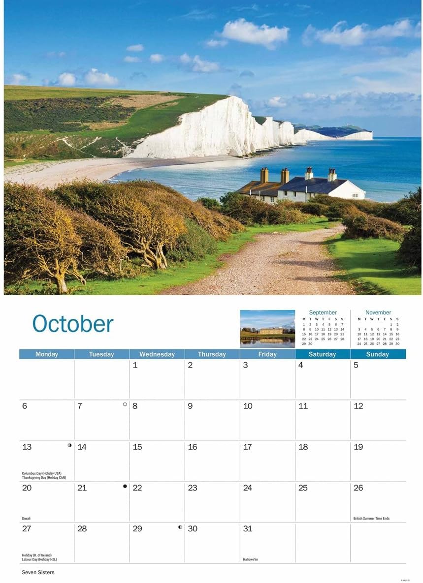 South Downs A4 Calendar 2025 (PFP)