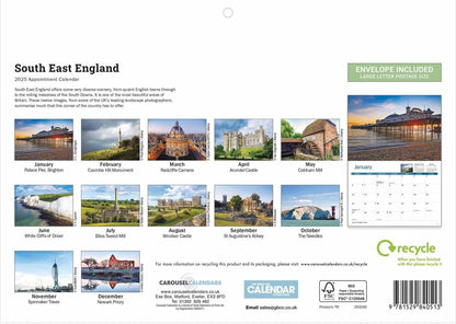 South East England A4 Calendar 2025 (PFP)