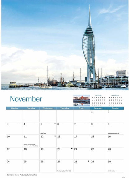 South East England A4 Calendar 2025 (PFP)