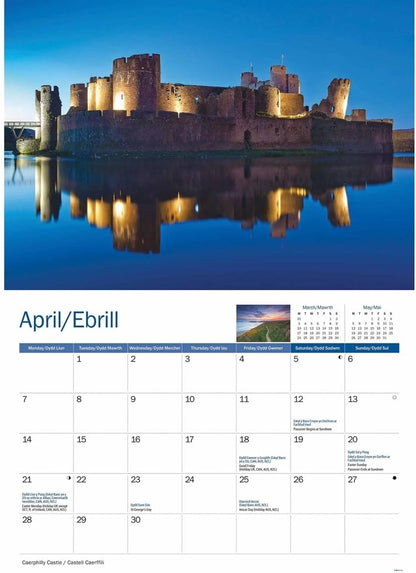South Wales A4 Calendar 2025 (PFP)