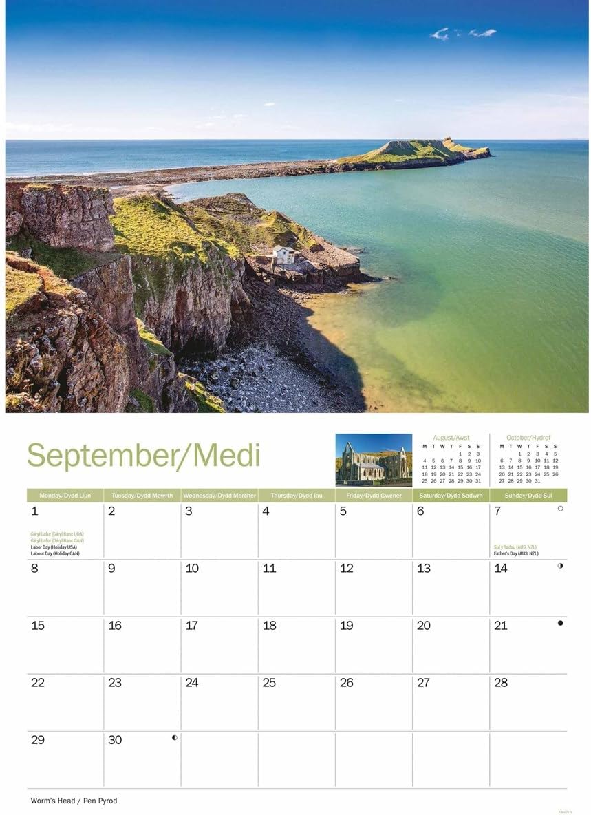 South Wales A4 Calendar 2025 (PFP)