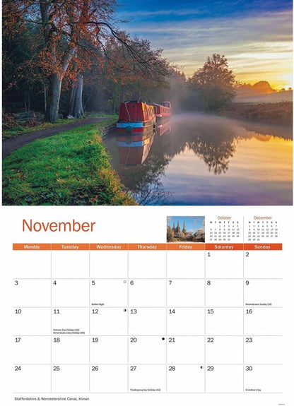 Staffordshire A4 Calendar 2025 (PFP)