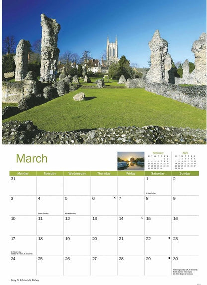 Suffolk A4 Calendar 2025 (PFP)