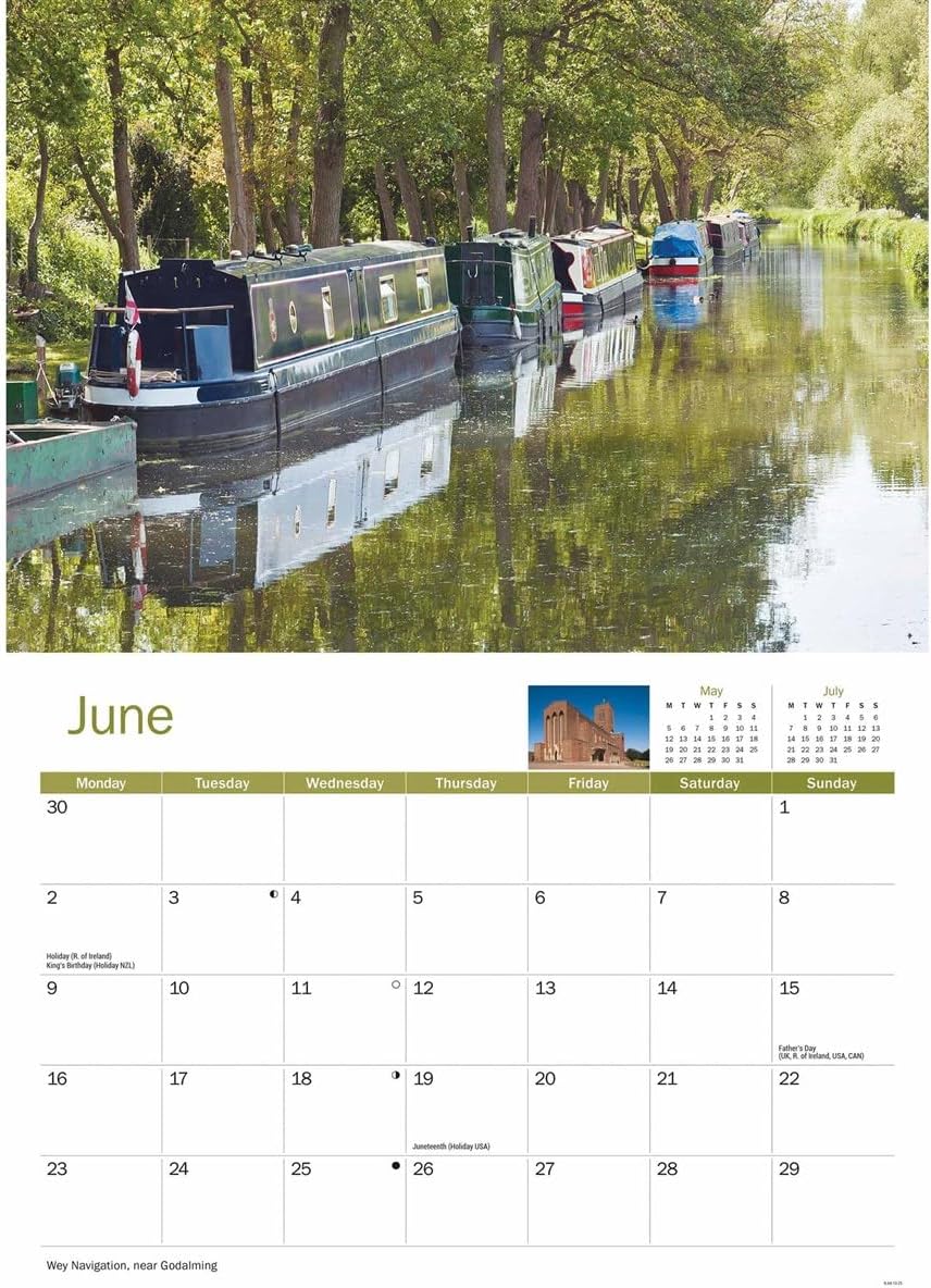 Surrey A4 Calendar 2025 (PFP)