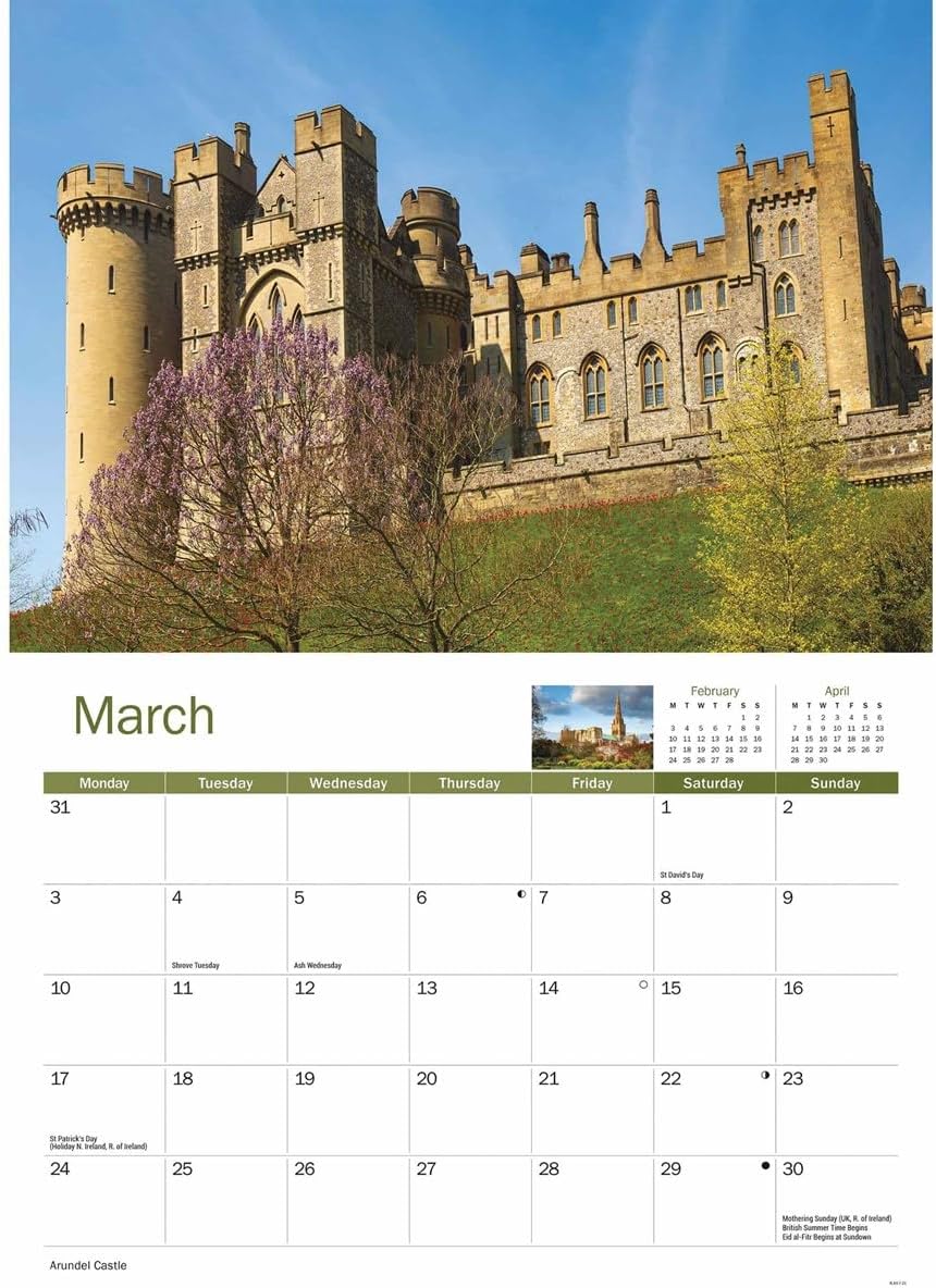 Sussex A4 Calendar 2025 (PFP)