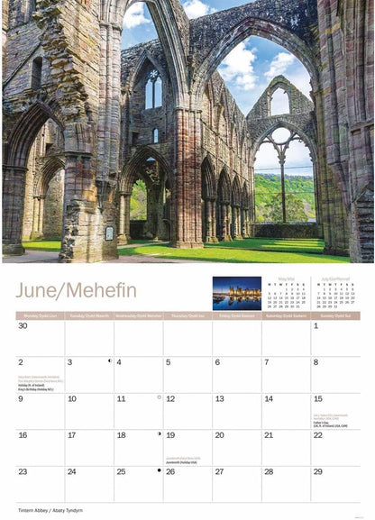 Wales A4 Calendar 2025 (PFP)