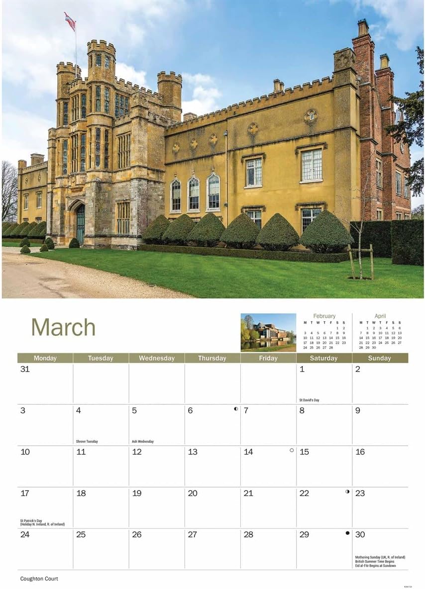 Warwickshire A4 Calendar 2025 (PFP)