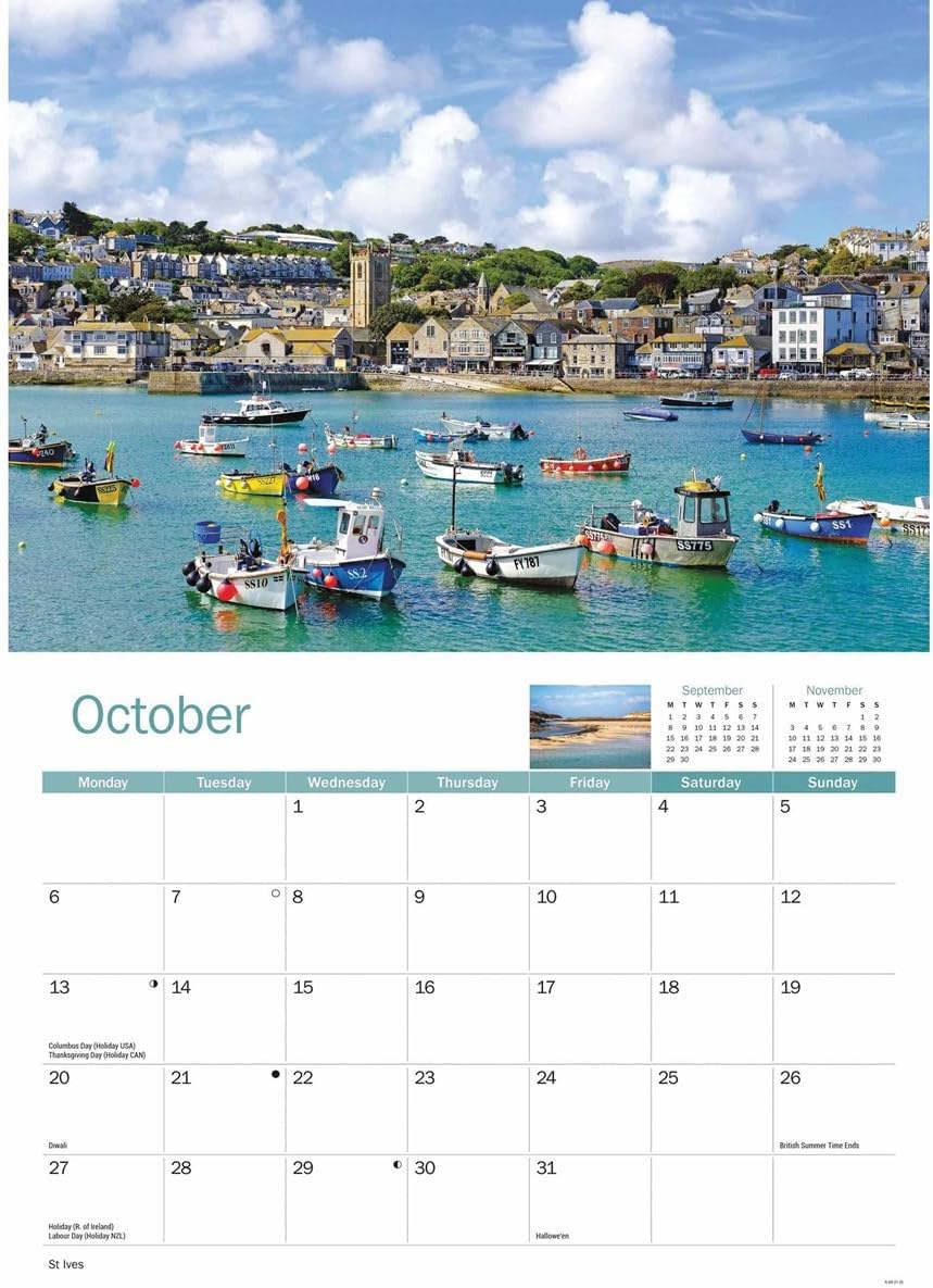 West Cornwall A4 Calendar 2025 (PFP)