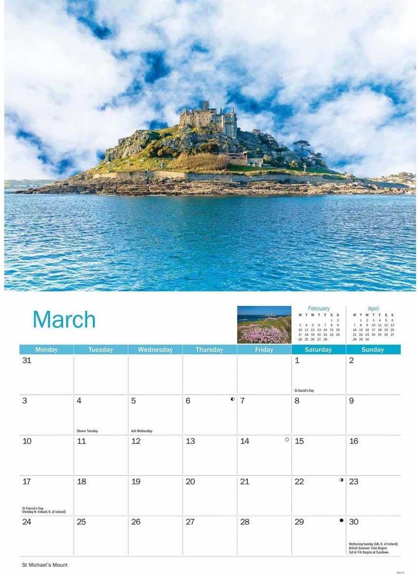West Cornwall A4 Calendar 2025 (PFP)