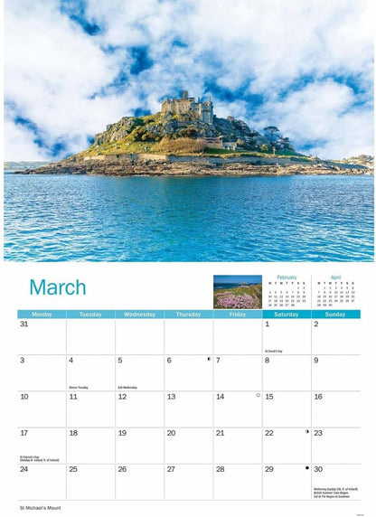 West Cornwall A4 Calendar 2025 (PFP)