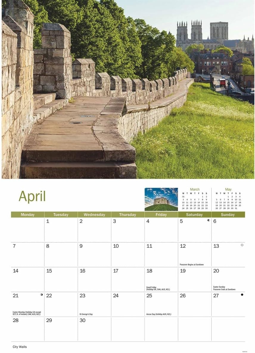 York A4 Calendar 2025 (PFP)