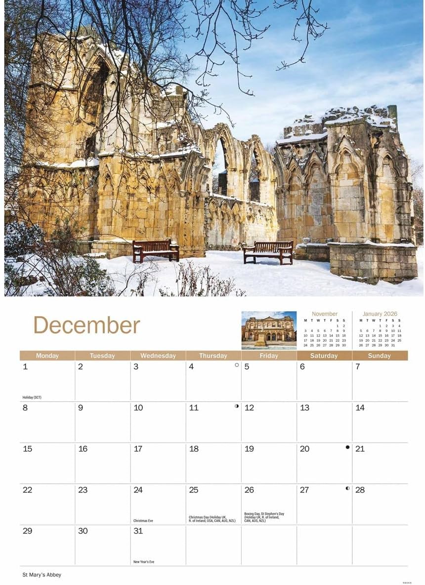 York A4 Calendar 2025 (PFP)