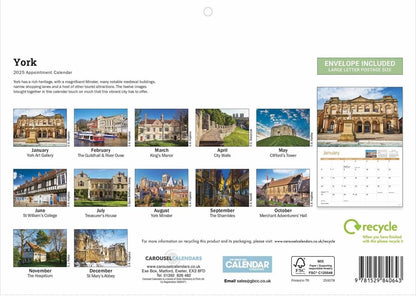 York A4 Calendar 2025 (PFP)