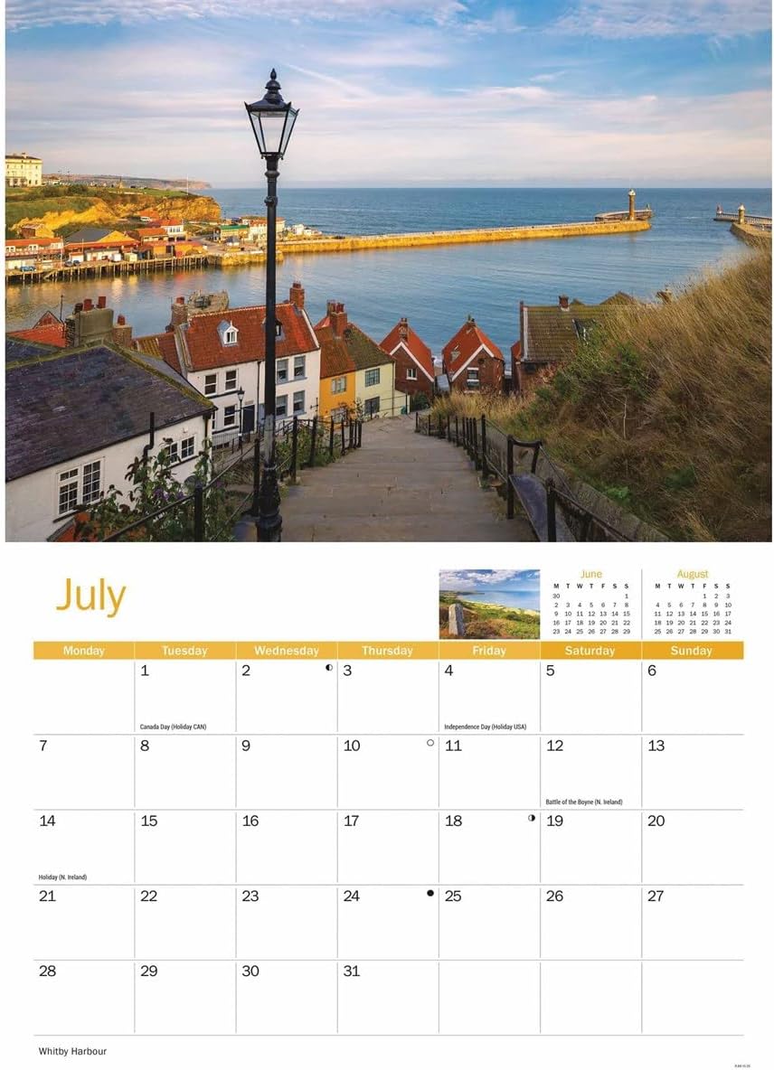 Yorkshire Coast A4 Calendar 2025 (PFP)
