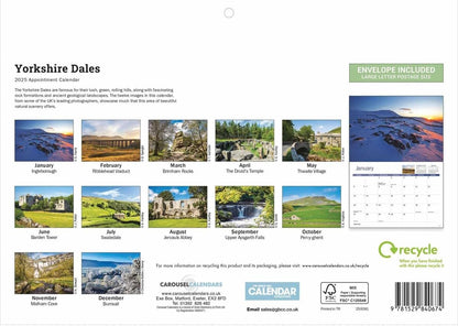 Yorkshire Dales A4 Calendar 2025 (PFP)