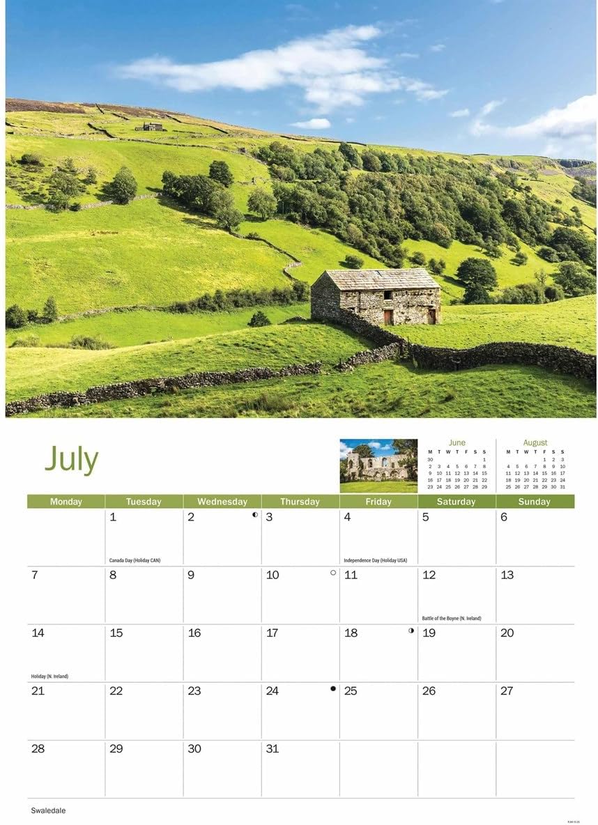 Yorkshire Dales A4 Calendar 2025 (PFP)
