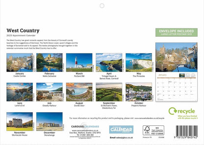 West Country A4 Calendar 2025 (PFP)