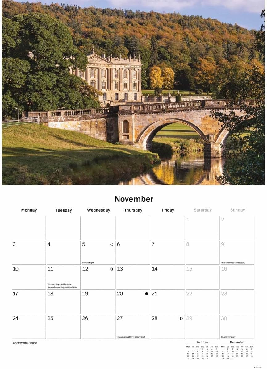 Derbyshire A5 Calendar 2025