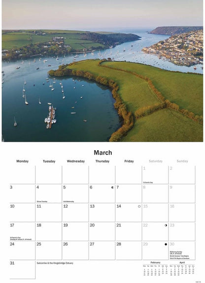 Devon A5 Calendar 2025