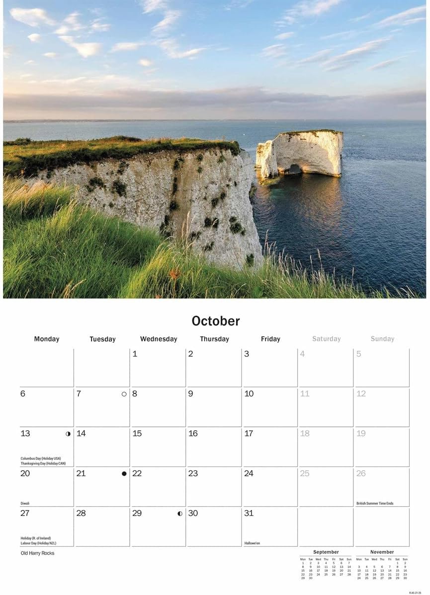 Dorset A5 Calendar 2025