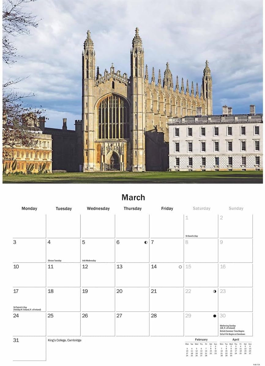 East Anglia A5 Calendar 2025