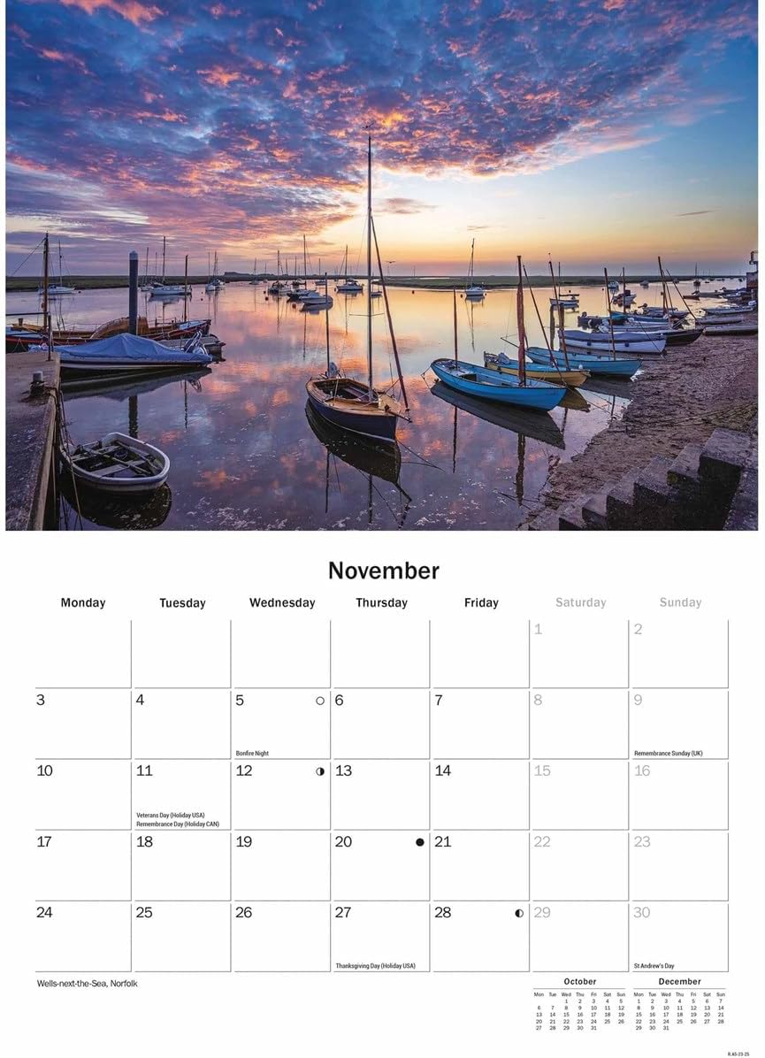 East Anglia A5 Calendar 2025