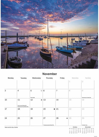 East Anglia A5 Calendar 2025