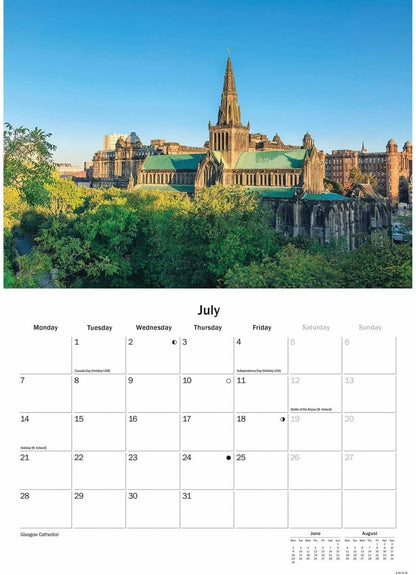 Glasgow A5 Calendar 2025