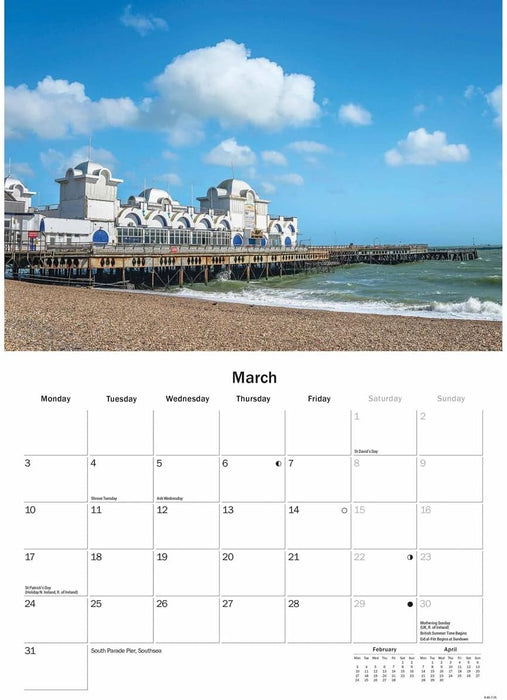 Hampshire A5 Calendar 2025