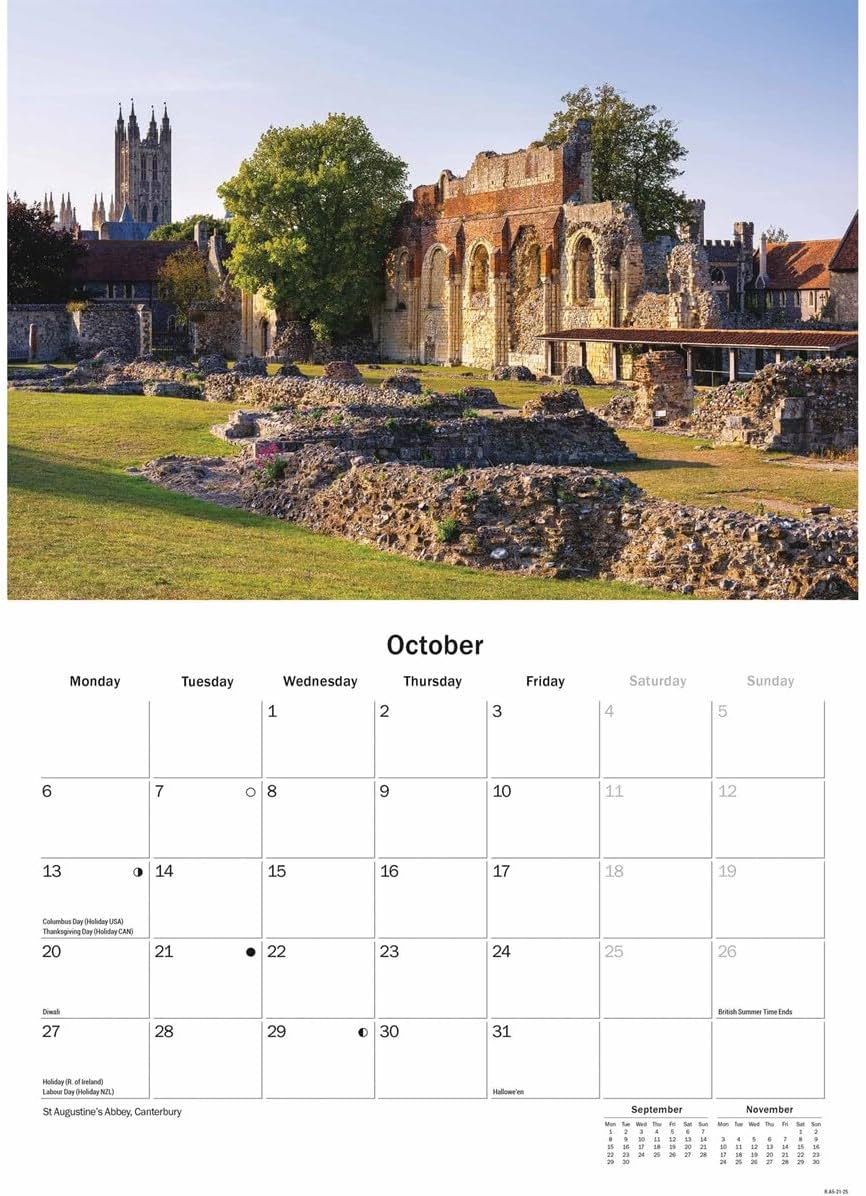 Kent A5 Calendar 2025