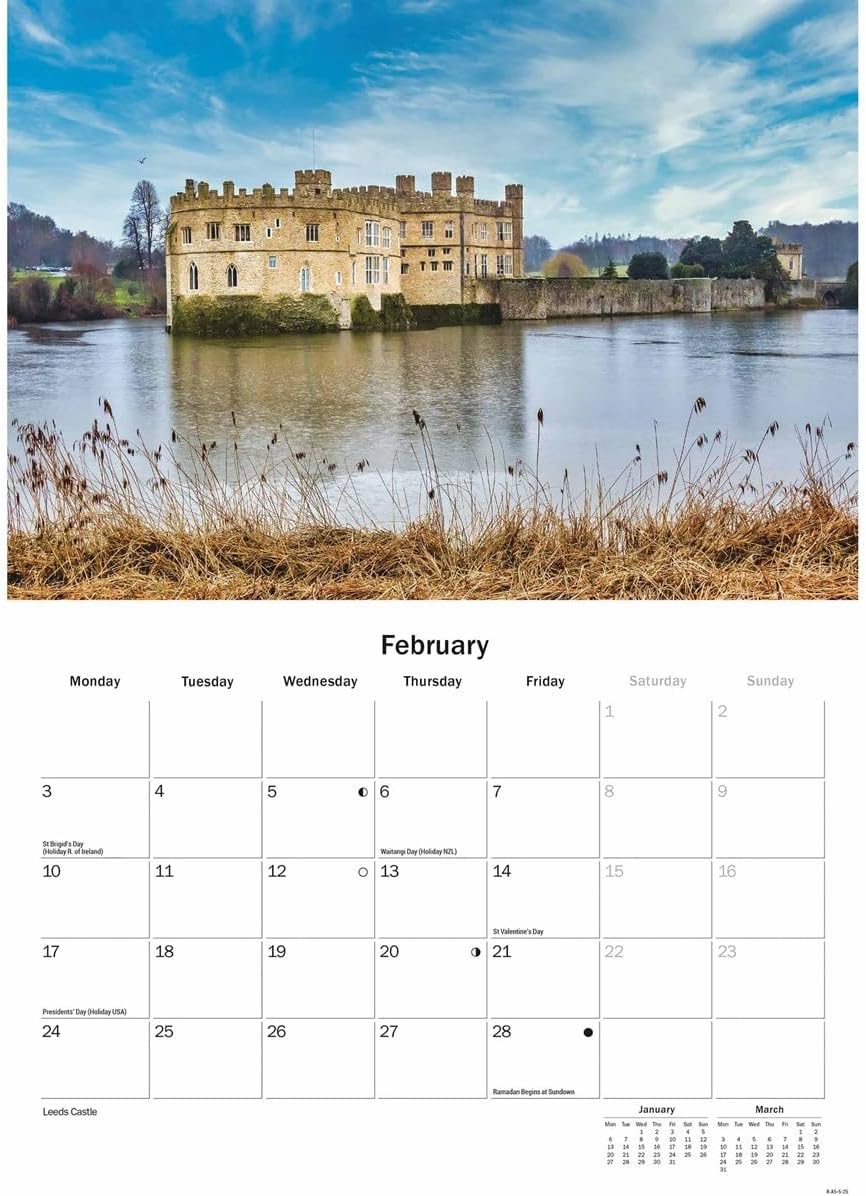 Kent A5 Calendar 2025