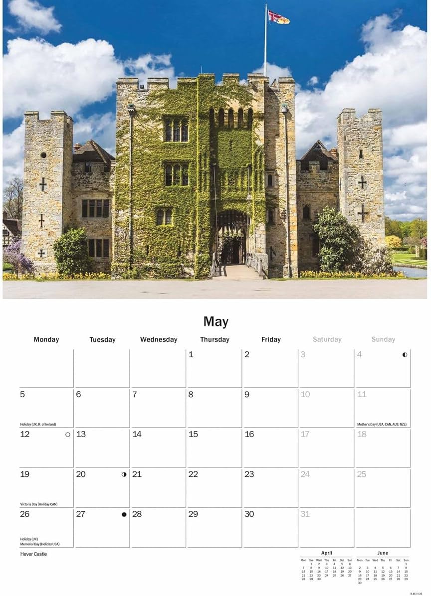 Kent A5 Calendar 2025