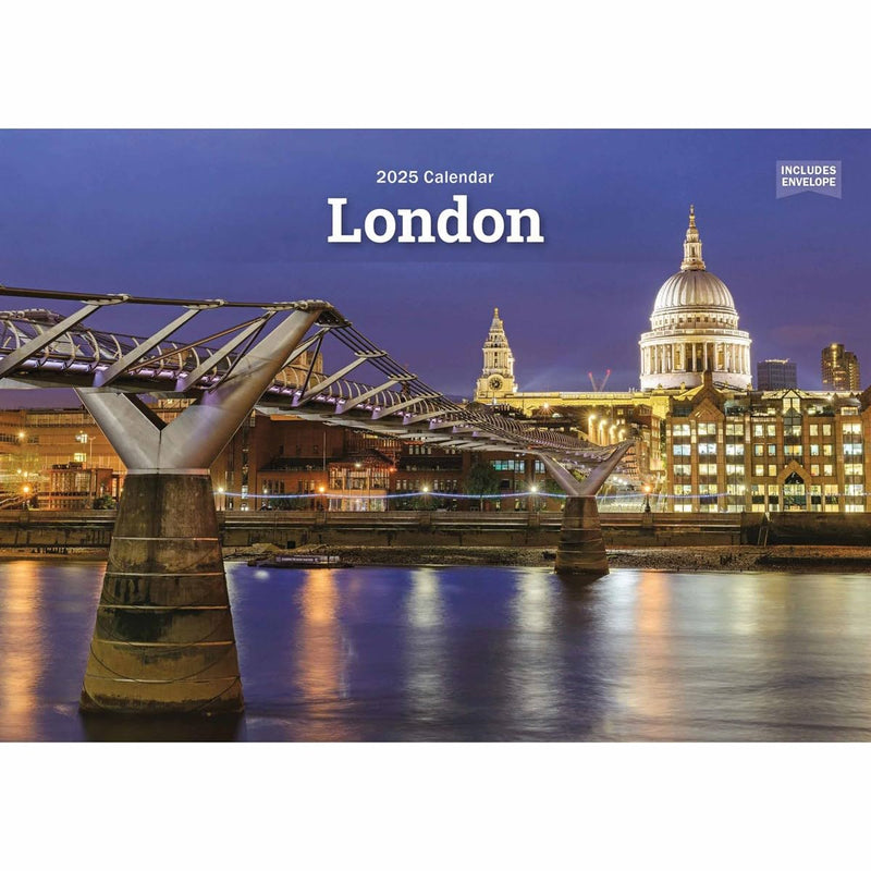 London A5 Calendar 2025