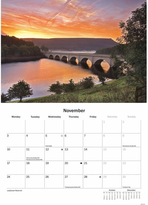 Peak District A5 Calendar 2025