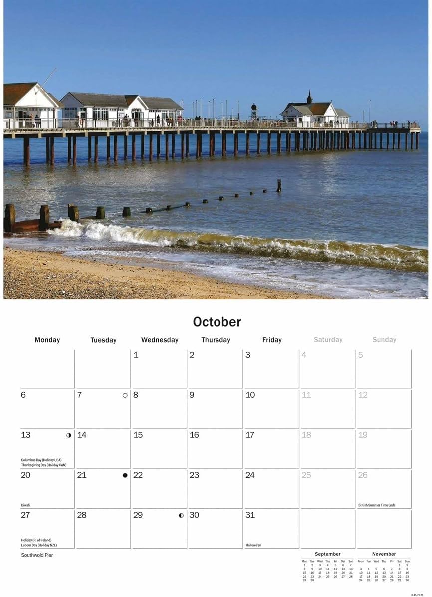 Suffolk A5 Calendar 2025
