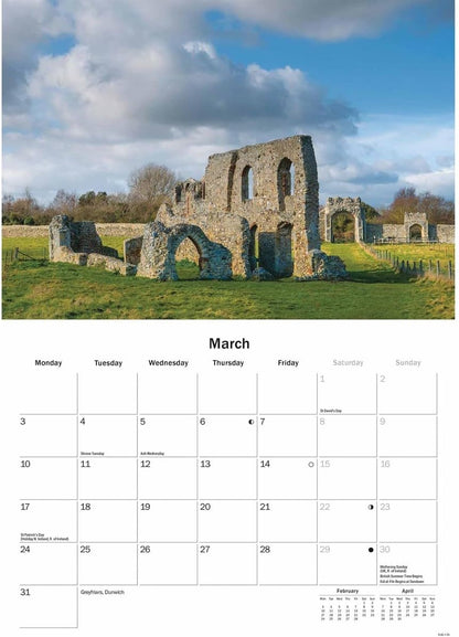 Suffolk A5 Calendar 2025