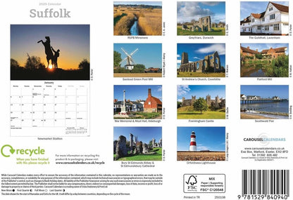 Suffolk A5 Calendar 2025