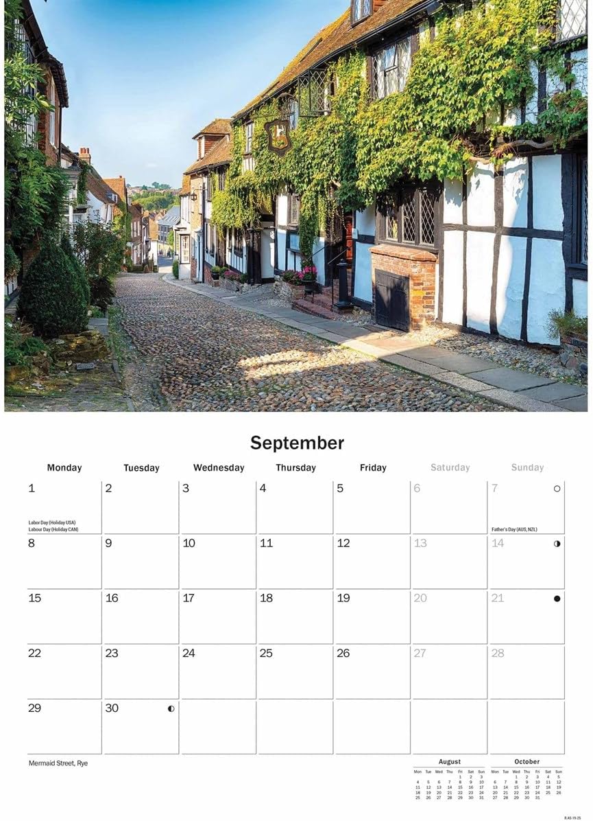 Sussex A5 Calendar 2025