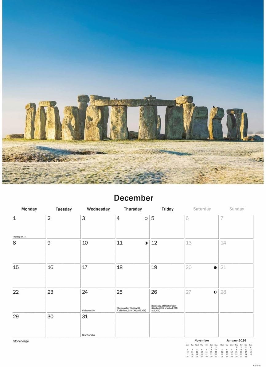 West Country A5 Calendar 2025