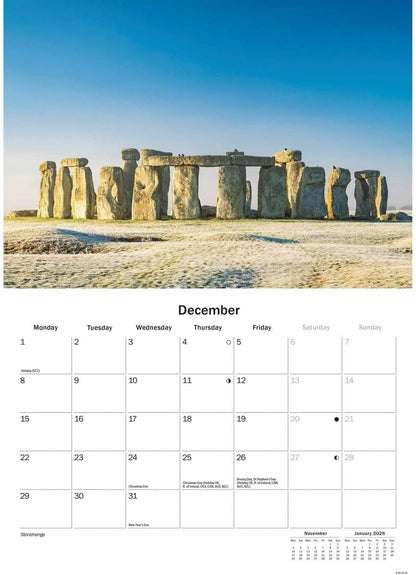 West Country A5 Calendar 2025