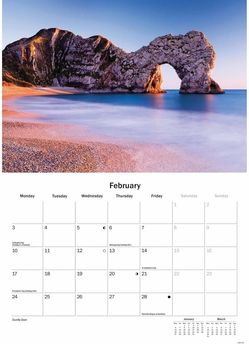 West Country A5 Calendar 2025