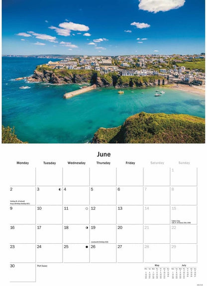 West Country A5 Calendar 2025