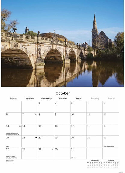 Shropshire A5 Calendar 2025
