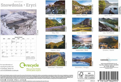 Snowdonia A5 Calendar 2025