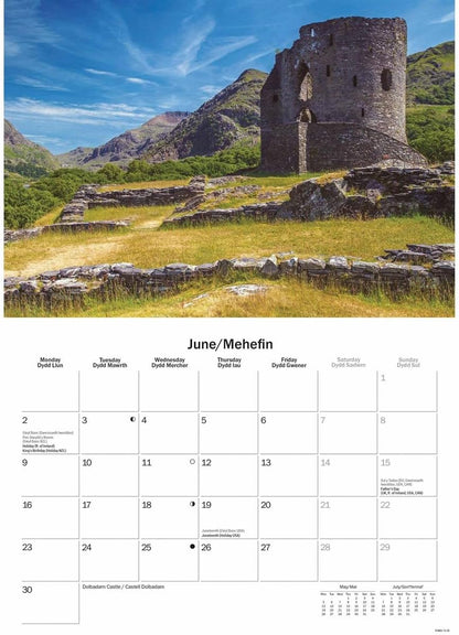 Snowdonia A5 Calendar 2025